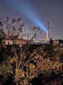 View over the city just a few minutes walk from hotel