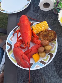 Dinner we caught in the bay out the backyard!!!