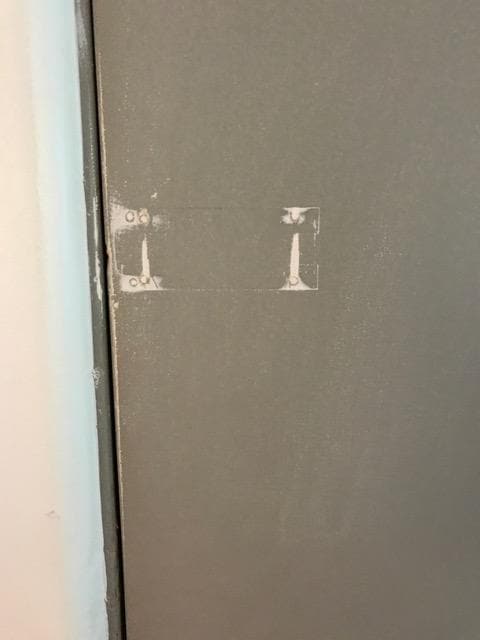 Lock Torn Off Door Without Paint
