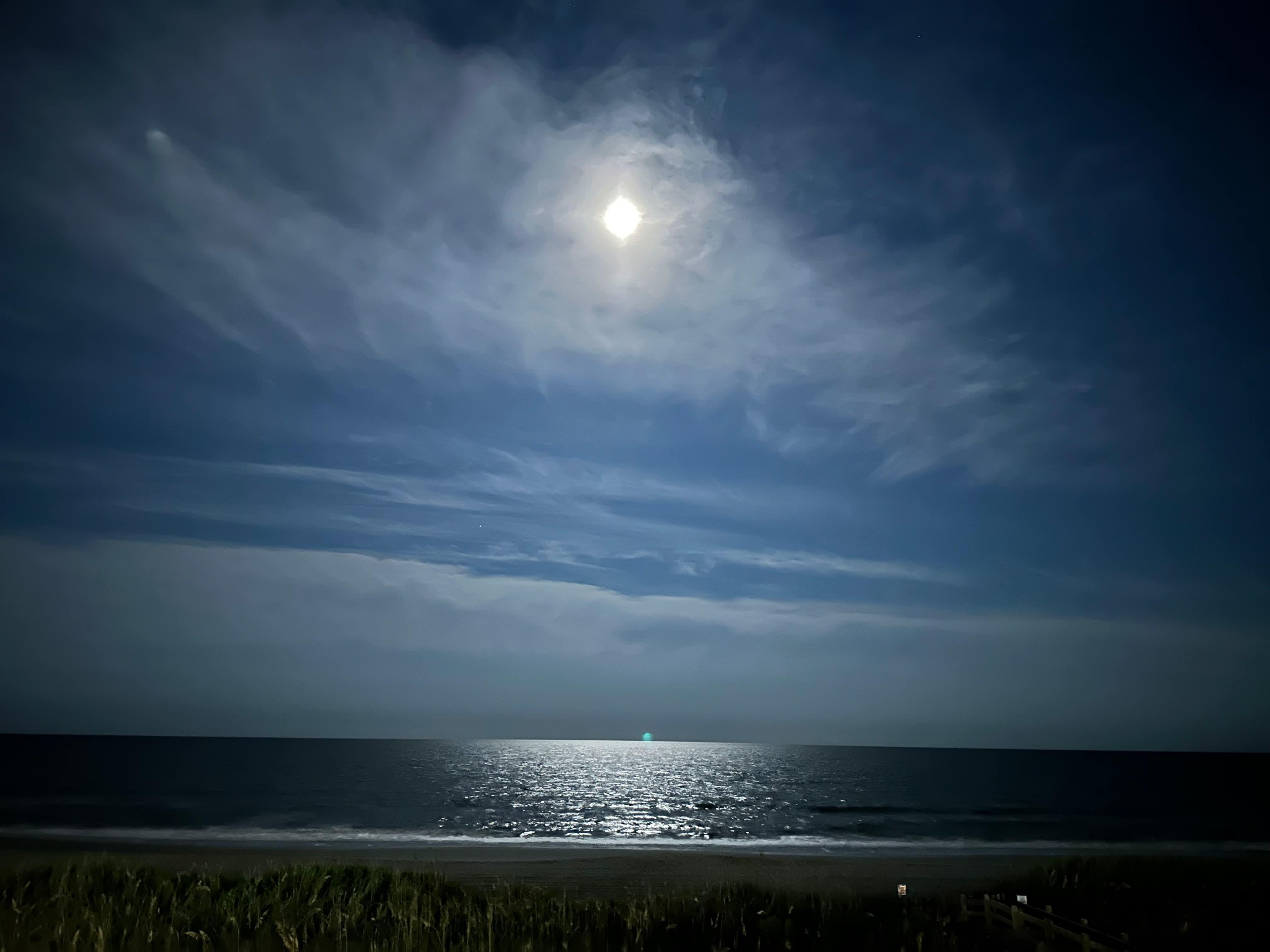 Night view from the condo balcony!