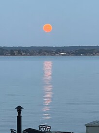 We were able to watch the full moon rise. It was beautiful!