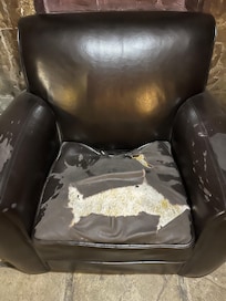 The chairs in the basement room( which was the best place in the building)
