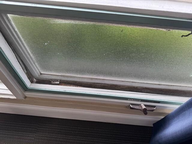 rusty window would not open, we couldn't get it to close