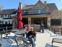 Wonderful deck out back