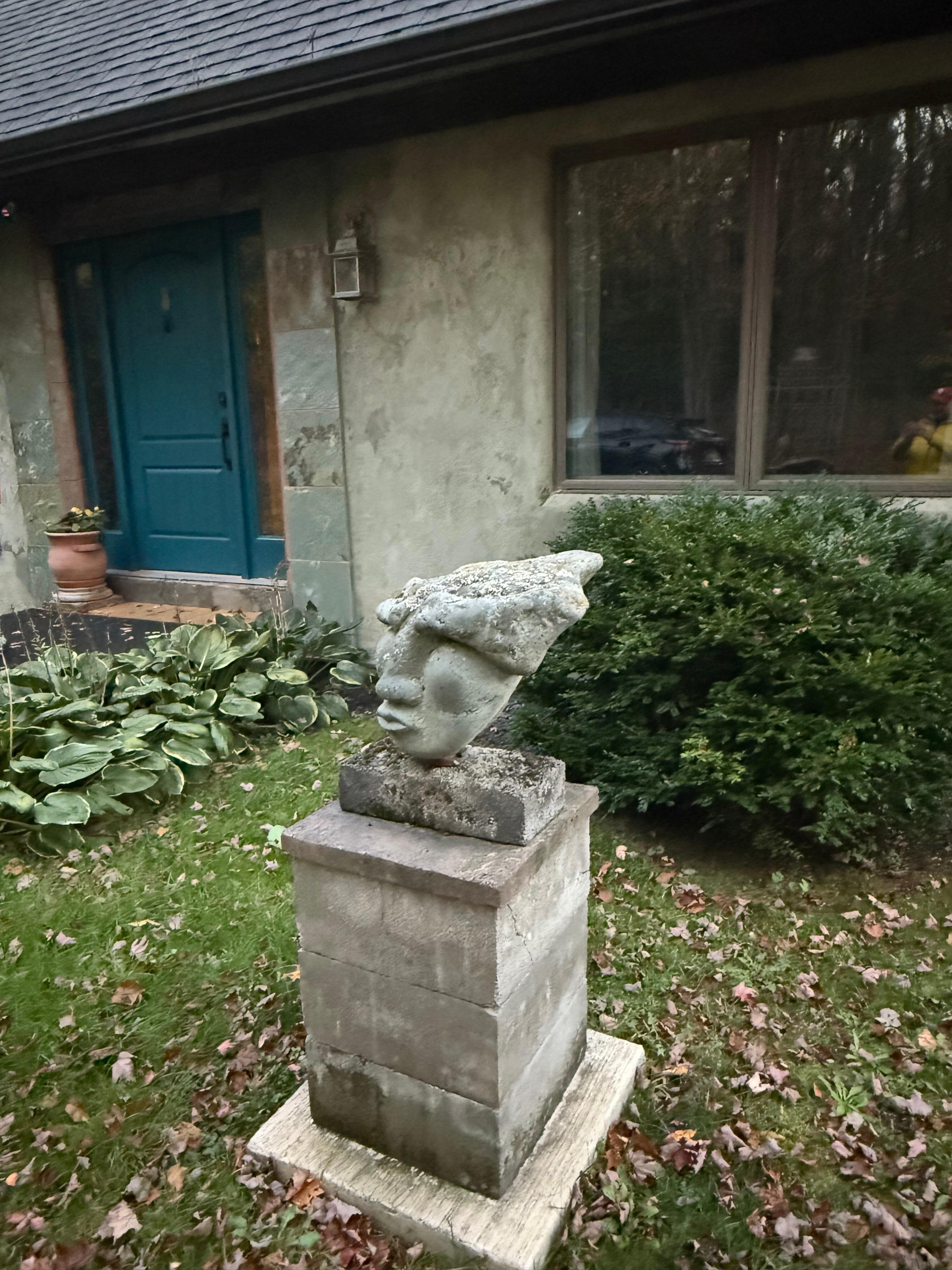 Another sculpture (lots of the artist's paintings inside the house)