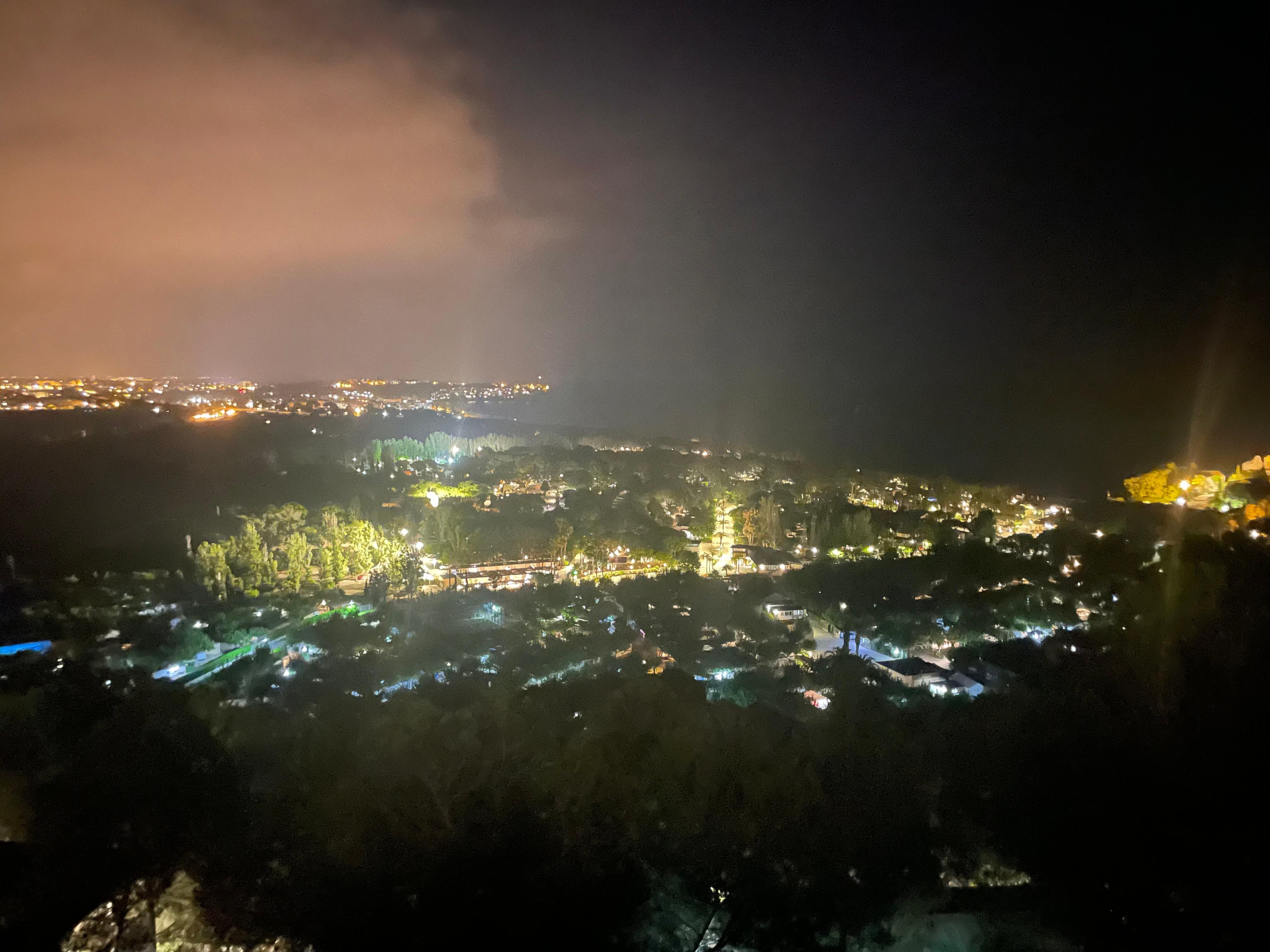 Las vistas desde el bungalow