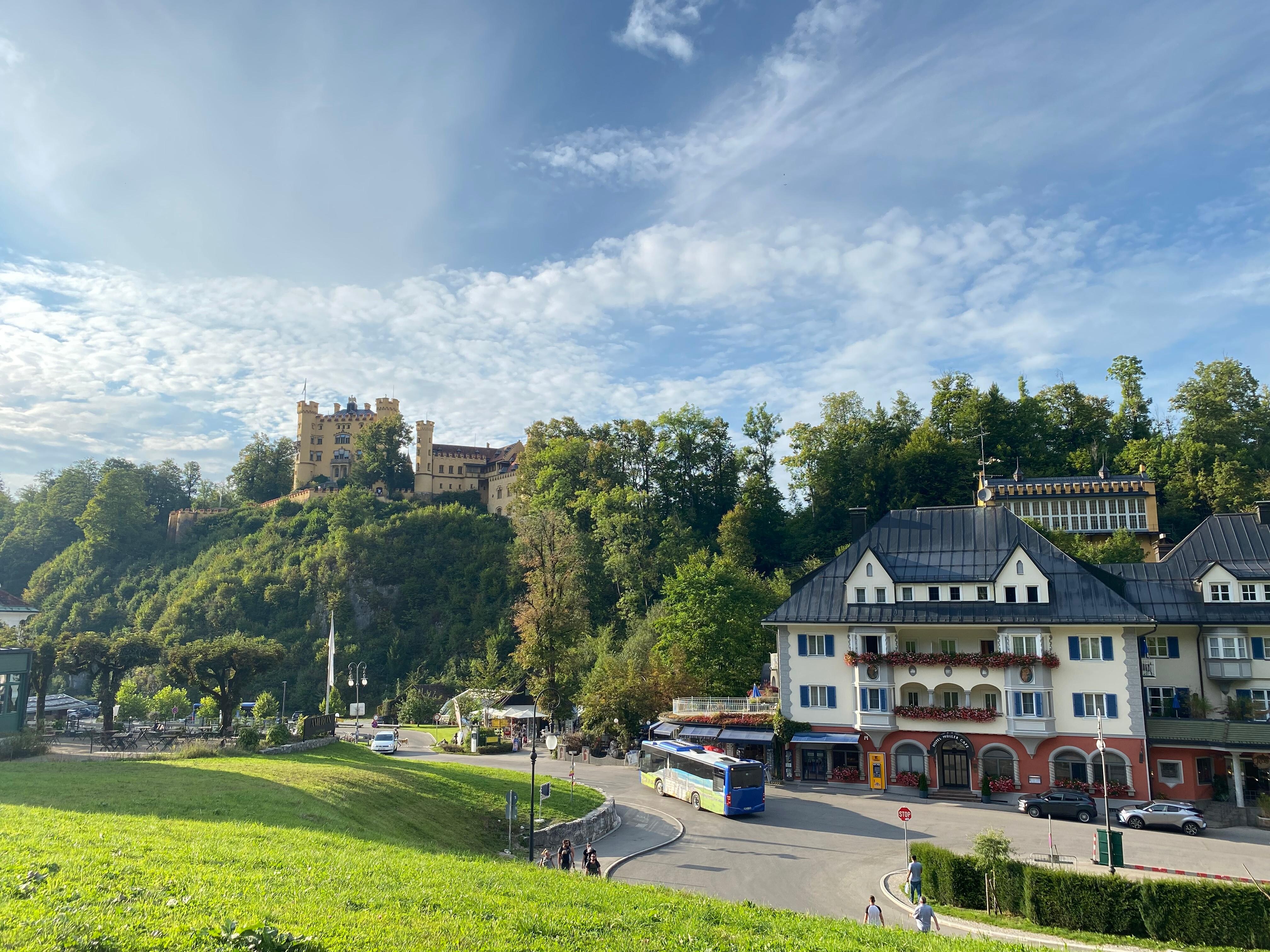 Hotel Muller and castle Hohenschwangau