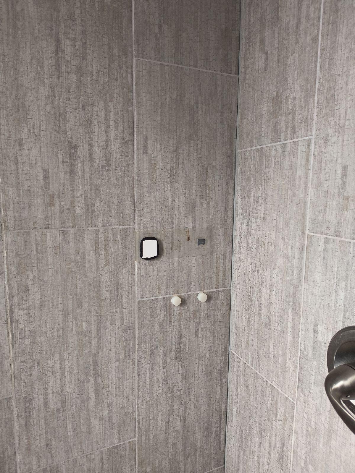 Missing shelves in shower