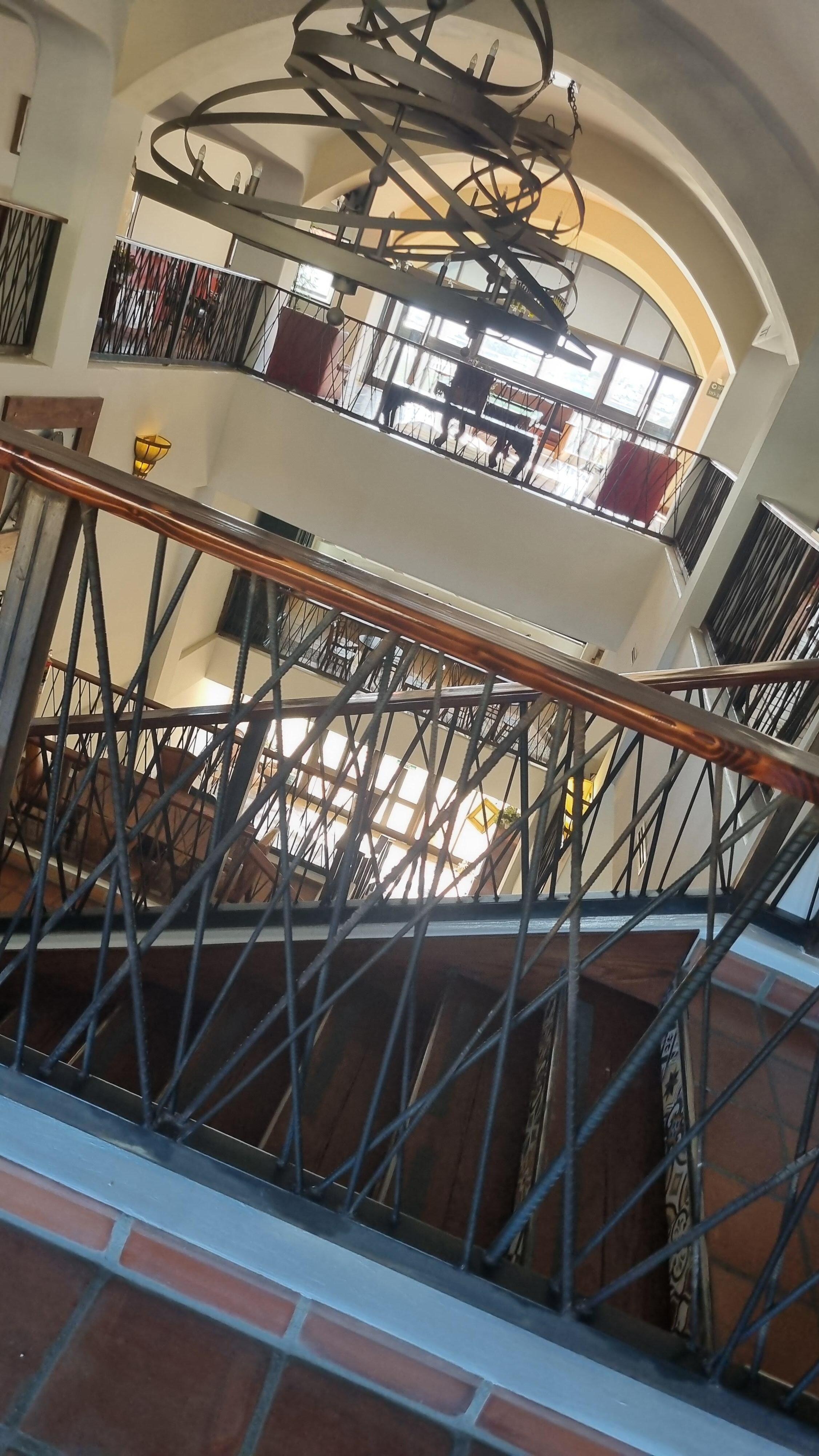 Foto de las escaleras en el sitio