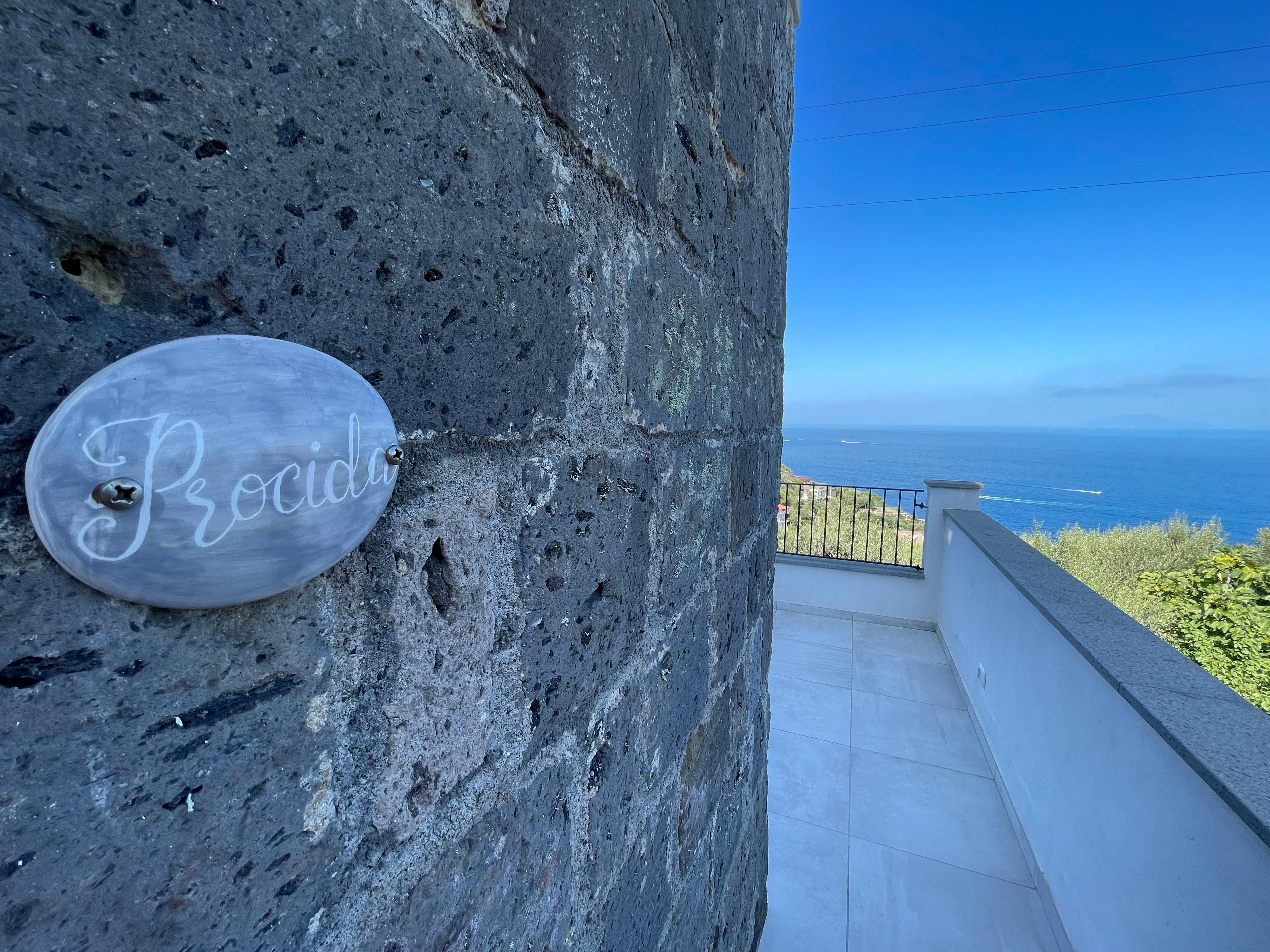 Room sign and view