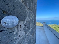 Room sign and view