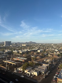 view from balcony on 14th floor