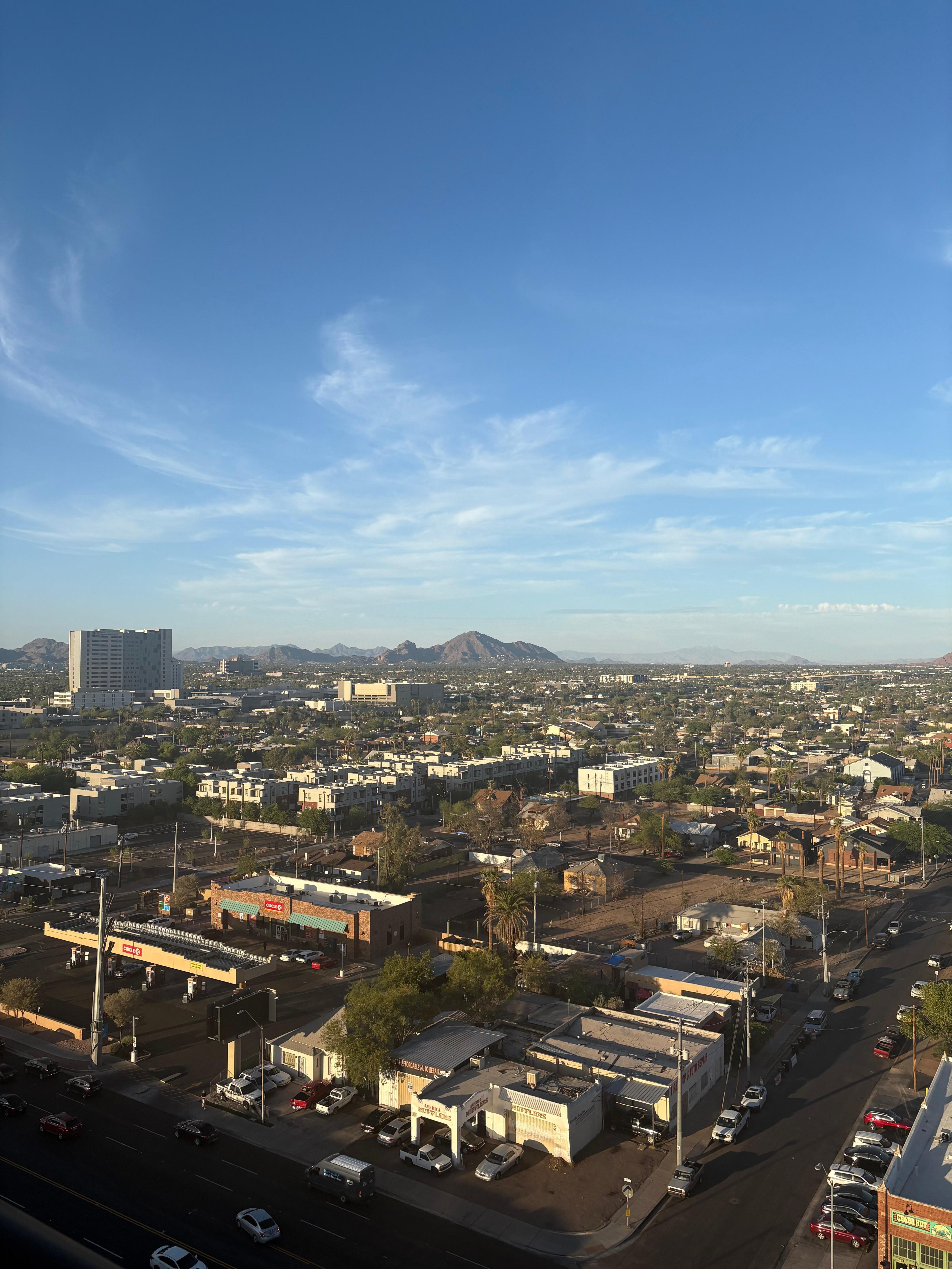 view from balcony on 14th floor