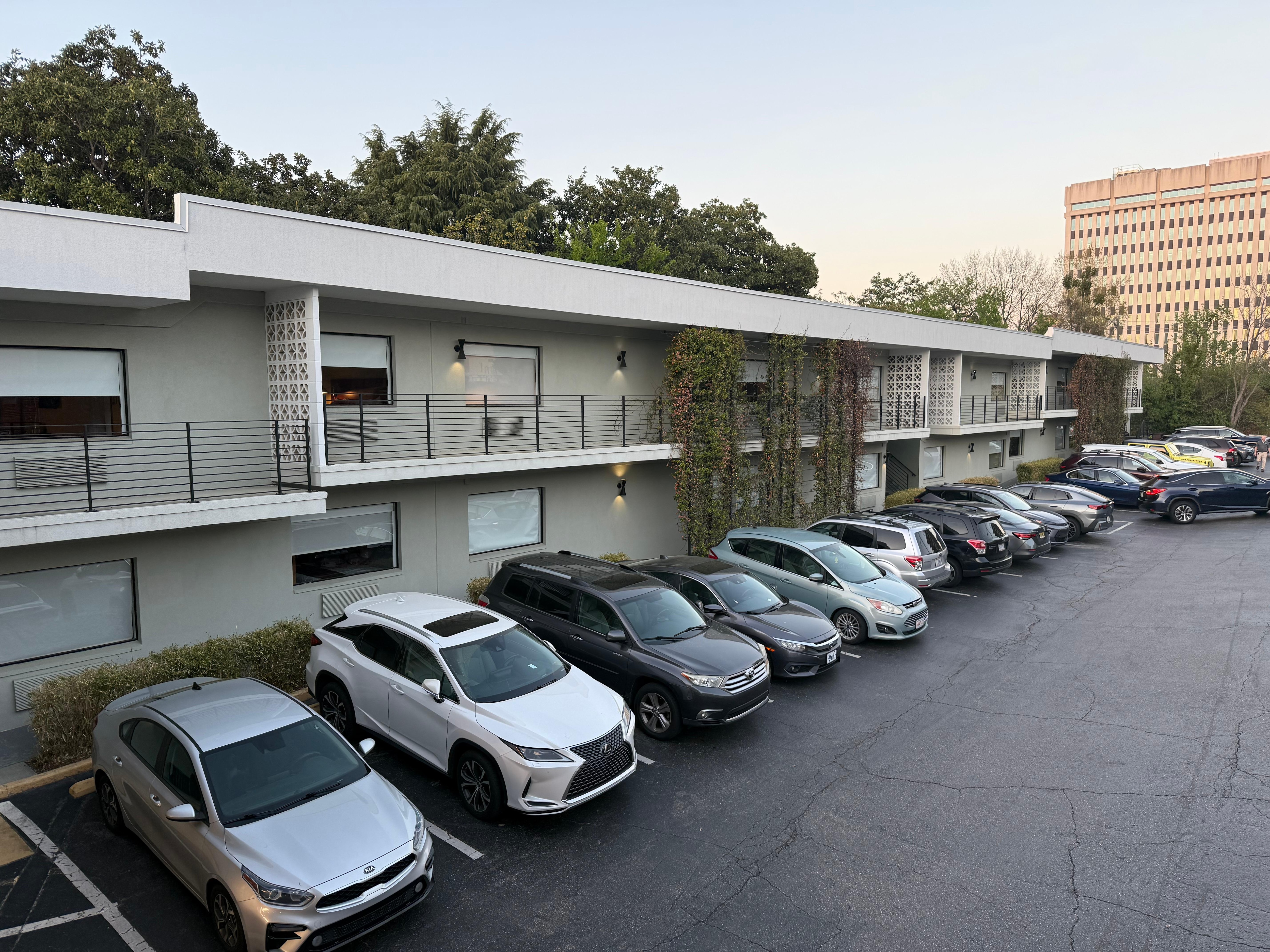 View from the balcony