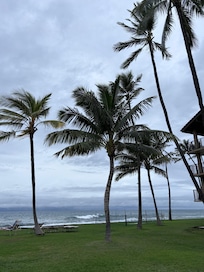 View sitting in lounge chair looking out on ocean