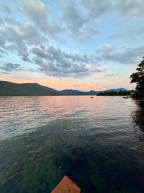 Evening view from the dock