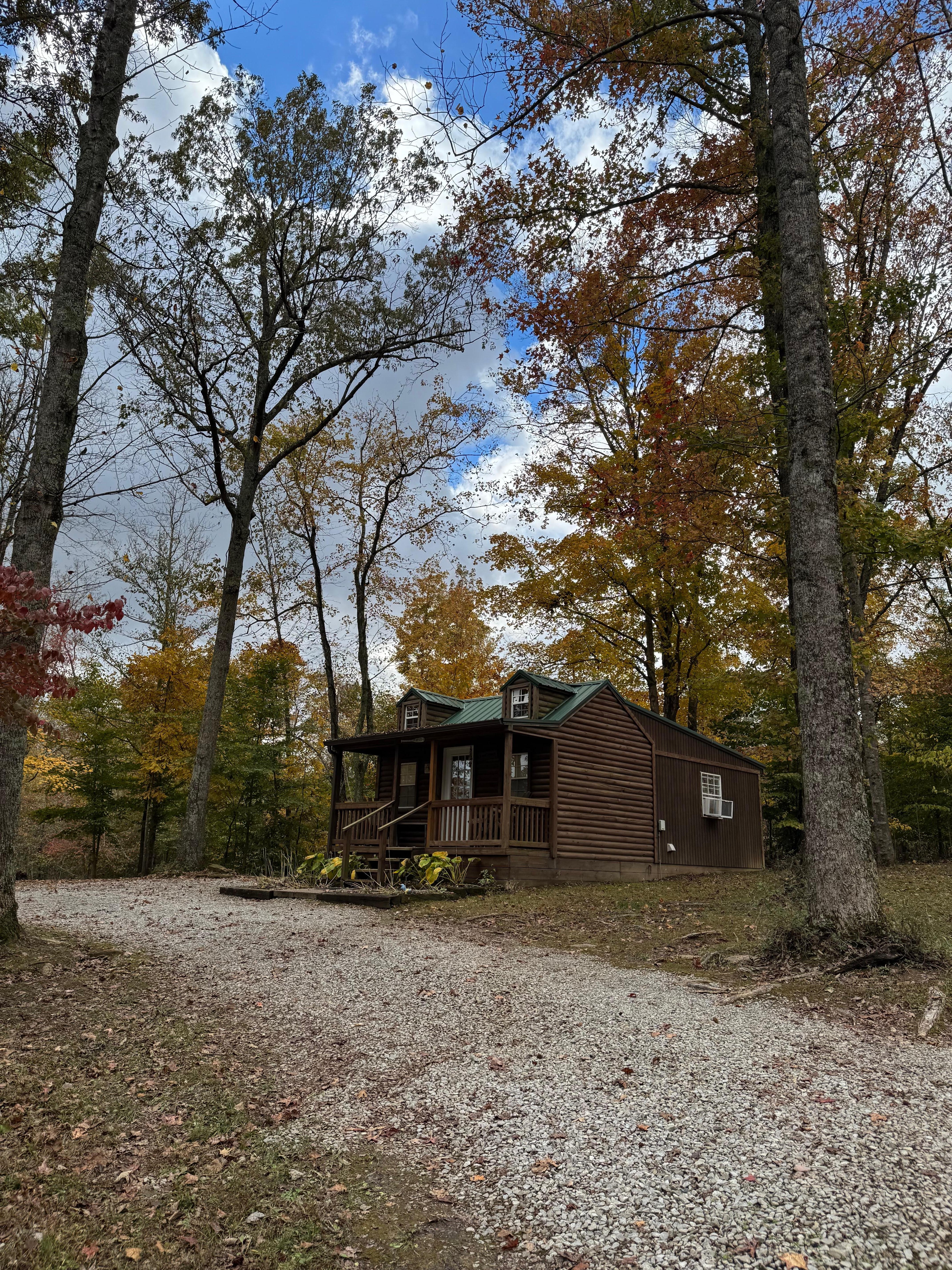 Perfect cozy fall cabin!
