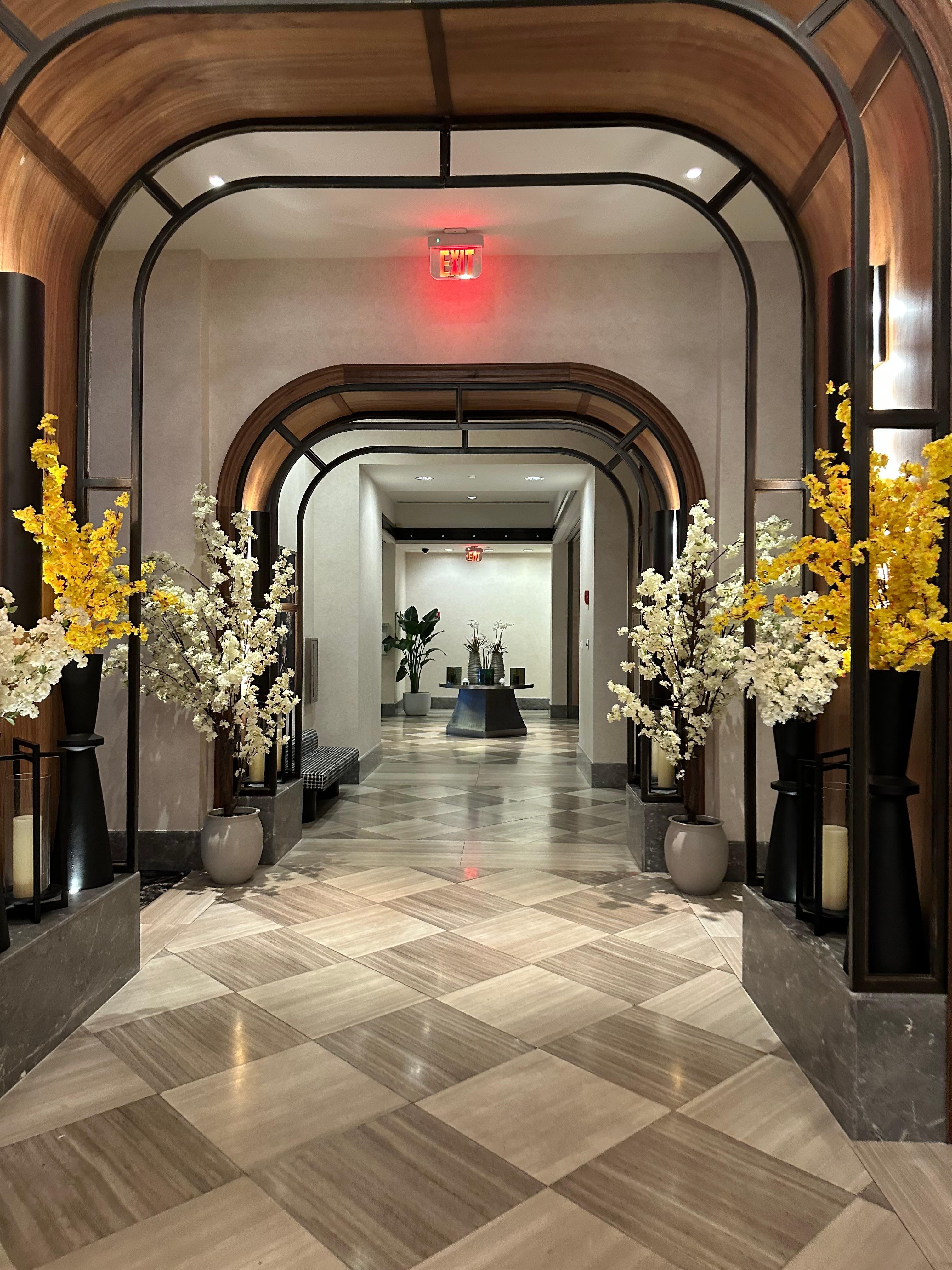 Gorgeous welcoming lobby