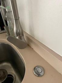grime in sink area