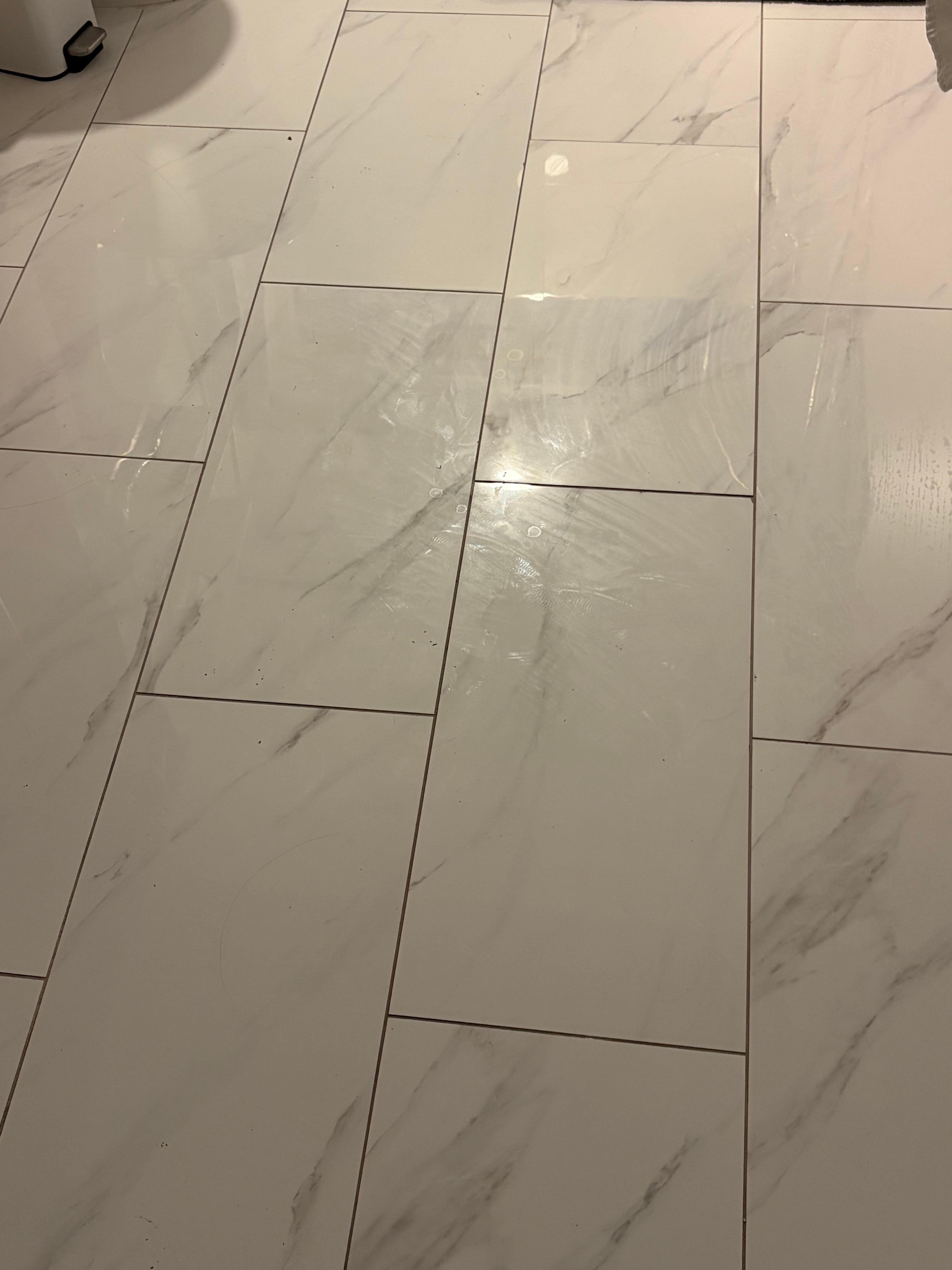 The floors when I arrived 