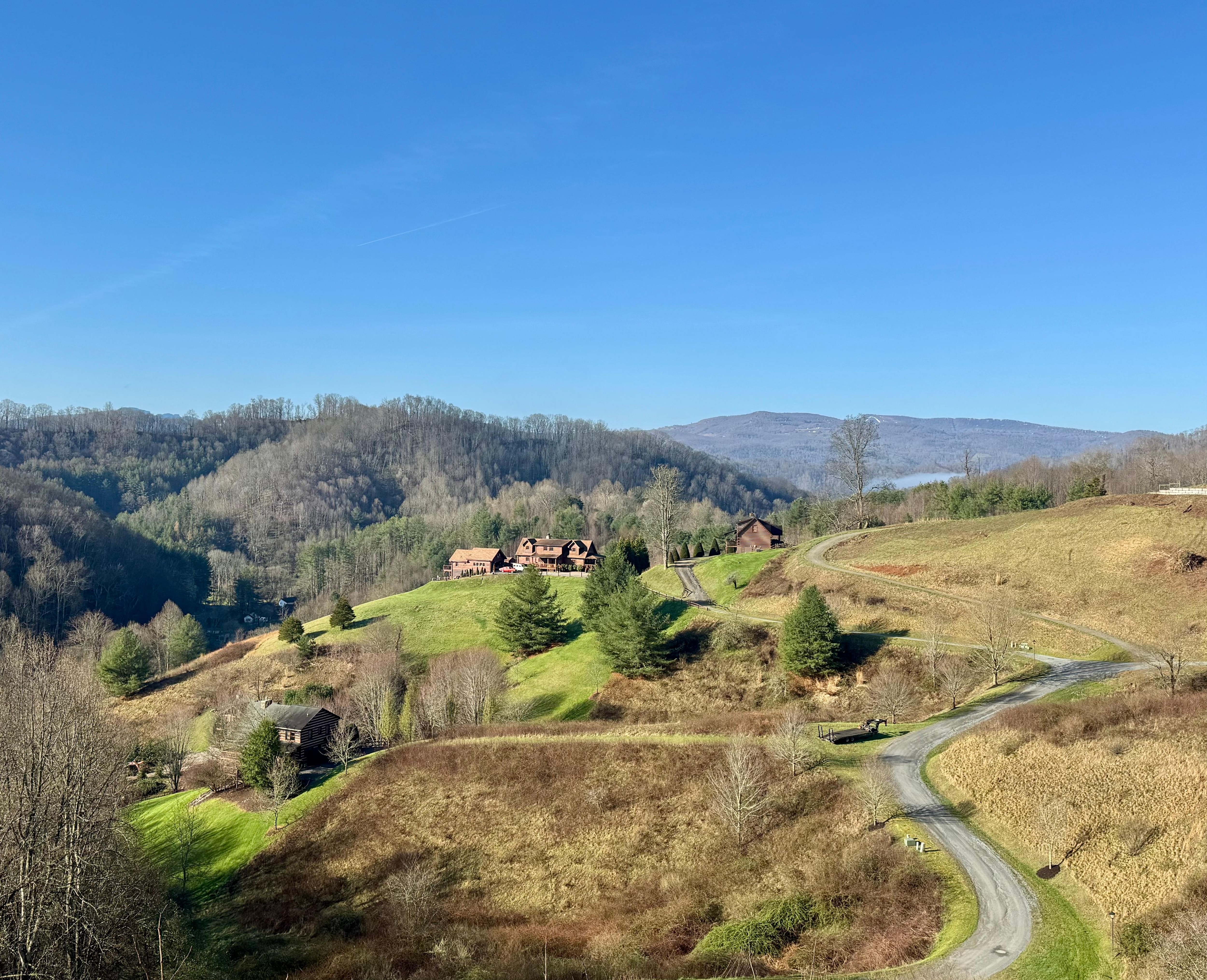 View from the outdoor deck 