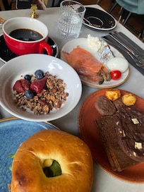 The breakfast was amazing. Many options, well presented and delicious.