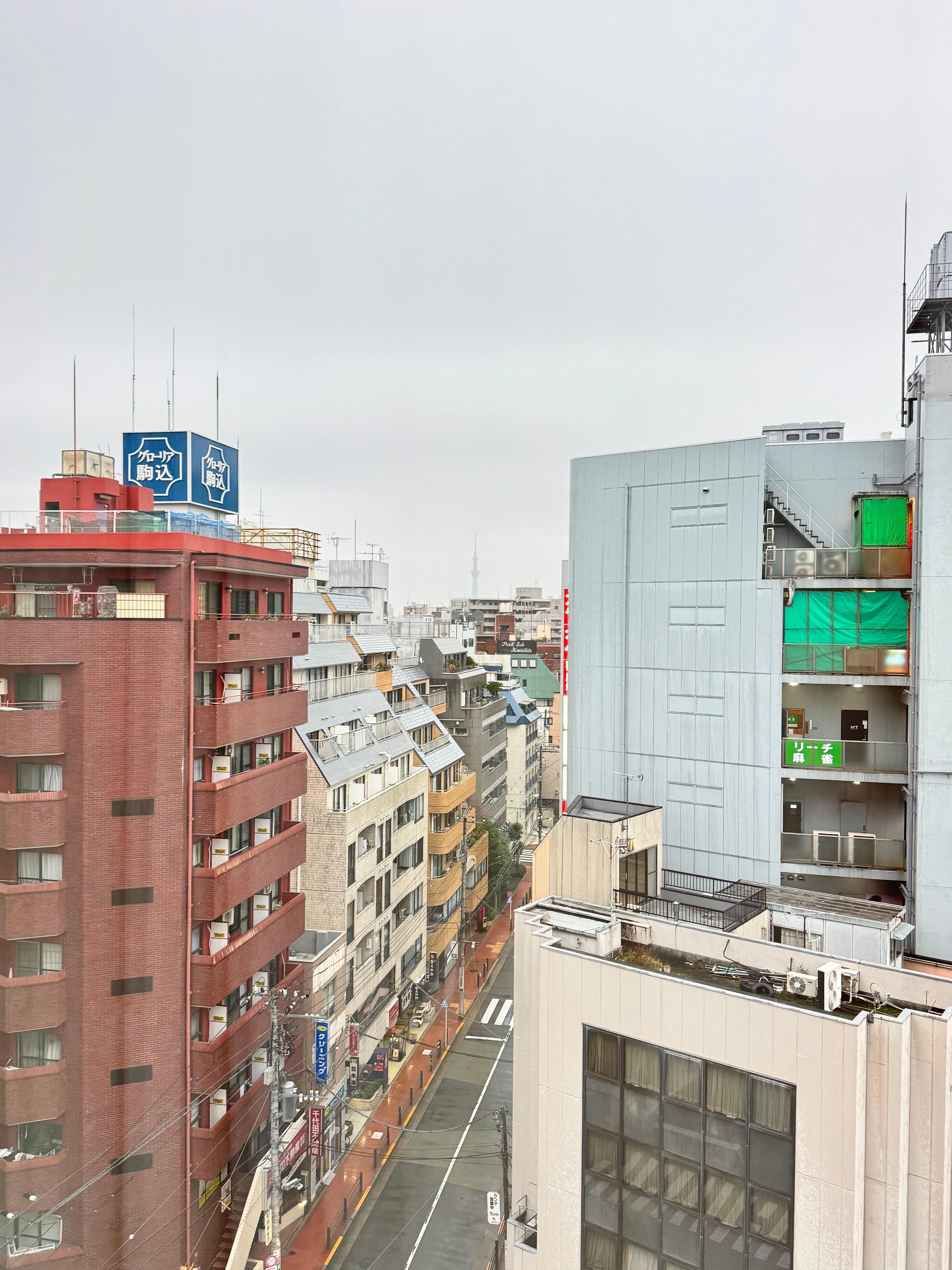 Cloudy outside view from the room