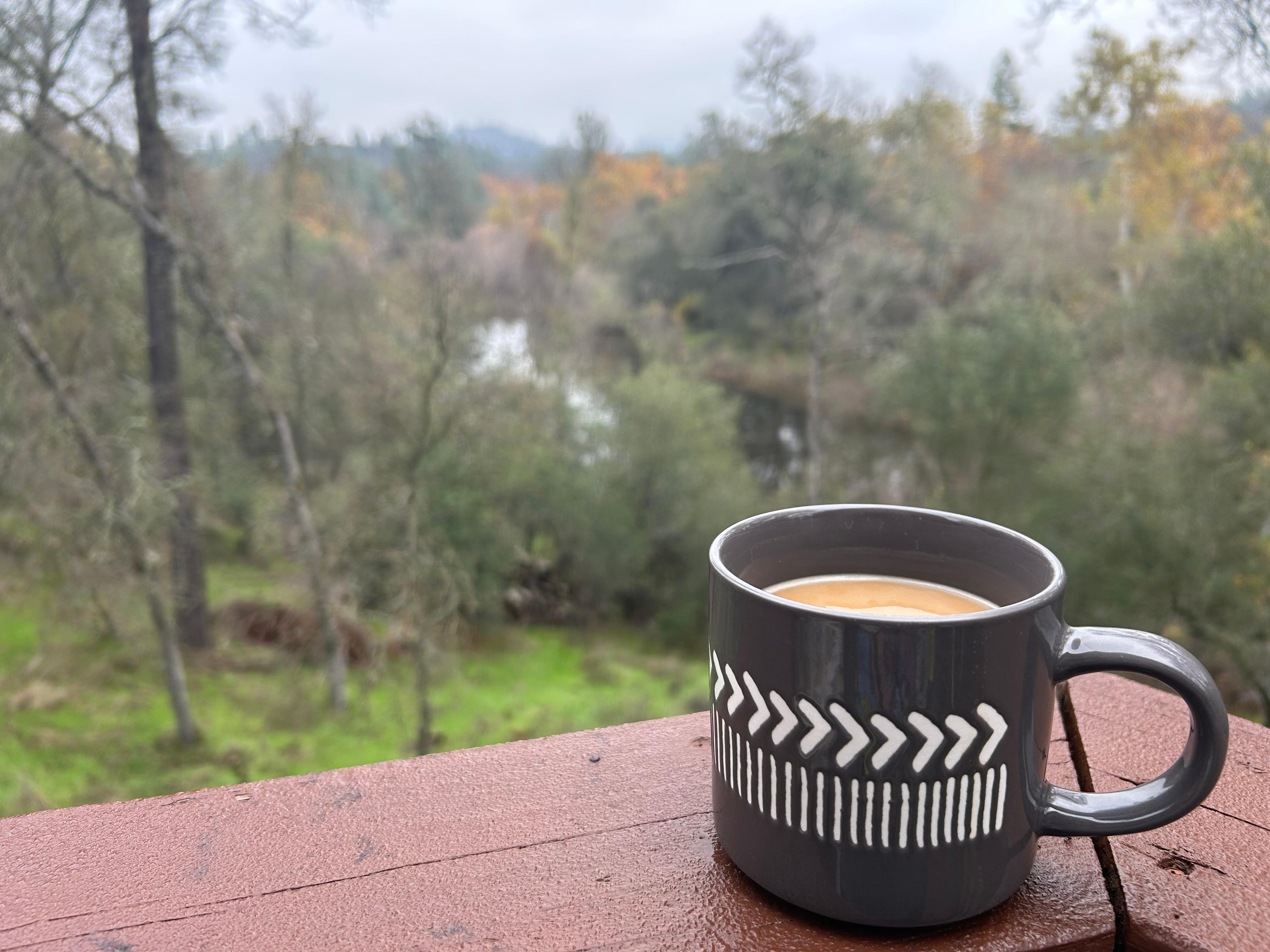 Lovely views to enjoy your coffee, or breakfast on the patio. 