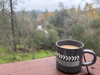 Lovely views to enjoy your coffee, or breakfast on the patio.