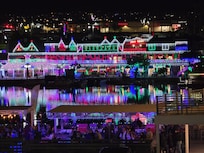 Christmas light for the restaurant we eat at.