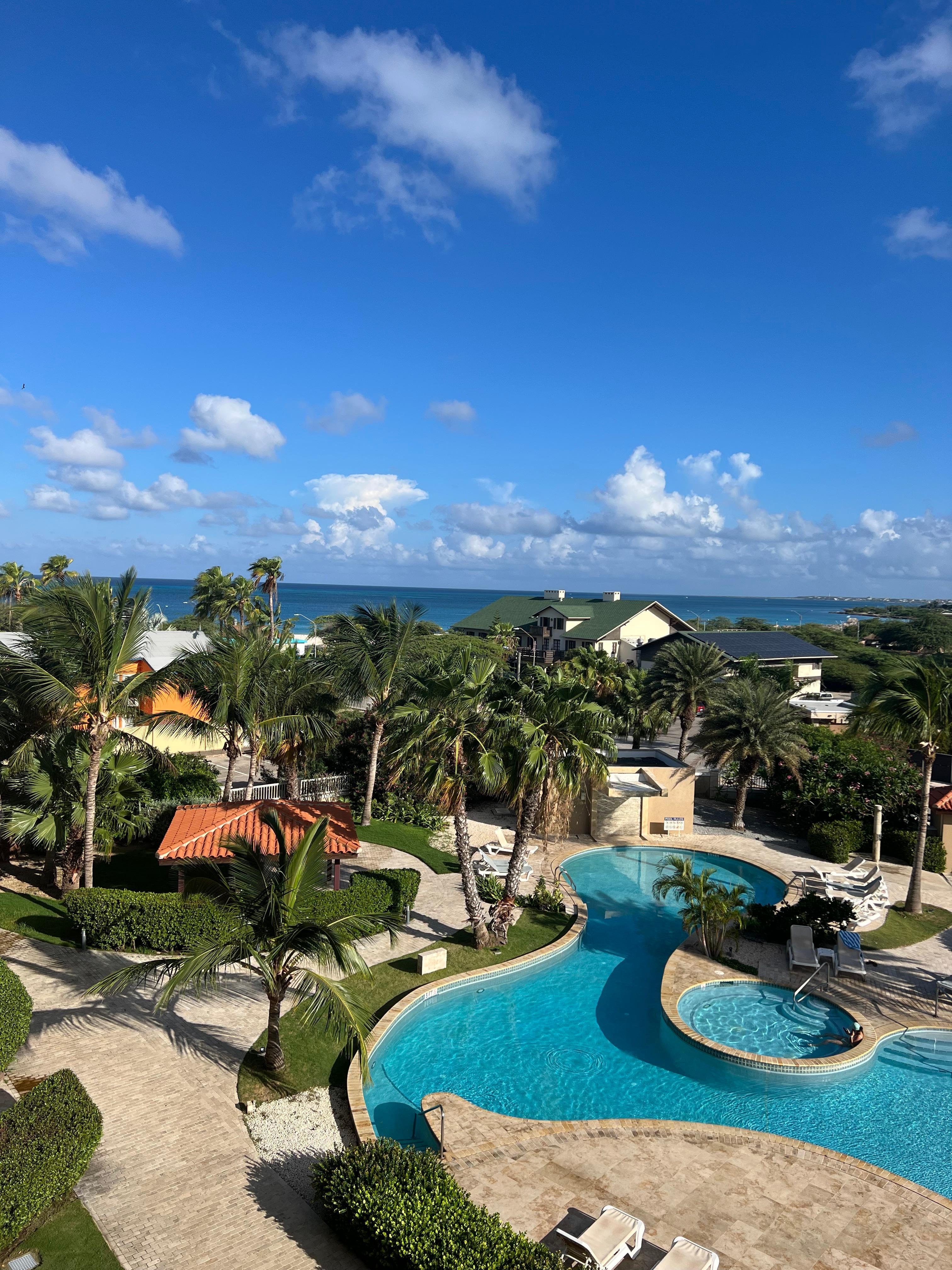 View from our balcony