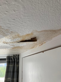 Room ceiling damp