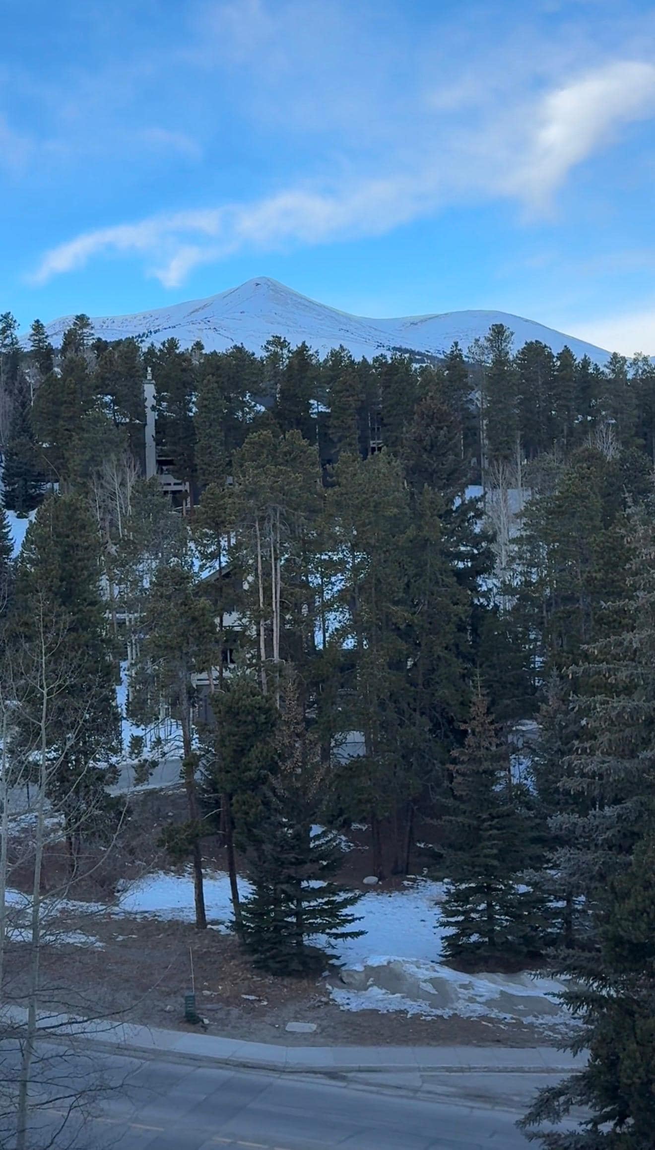 Our view from the balcony 