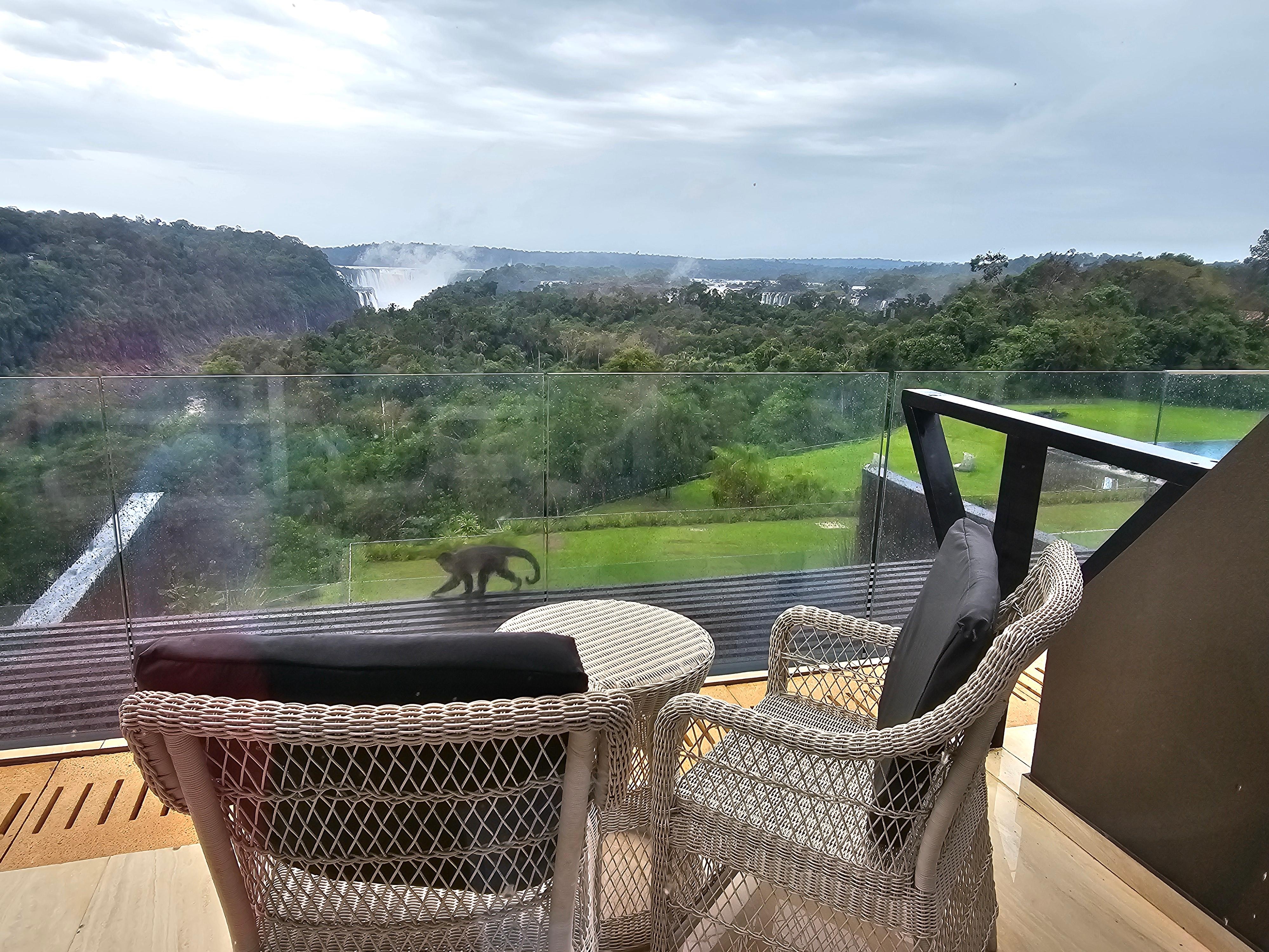 View from our balcony.