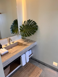 King Balcony Room Spacious Bathroom with Large Shower