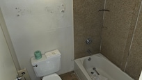 The hardware was off the walls, no shower curtain... this room obviously shouldn't have been available.