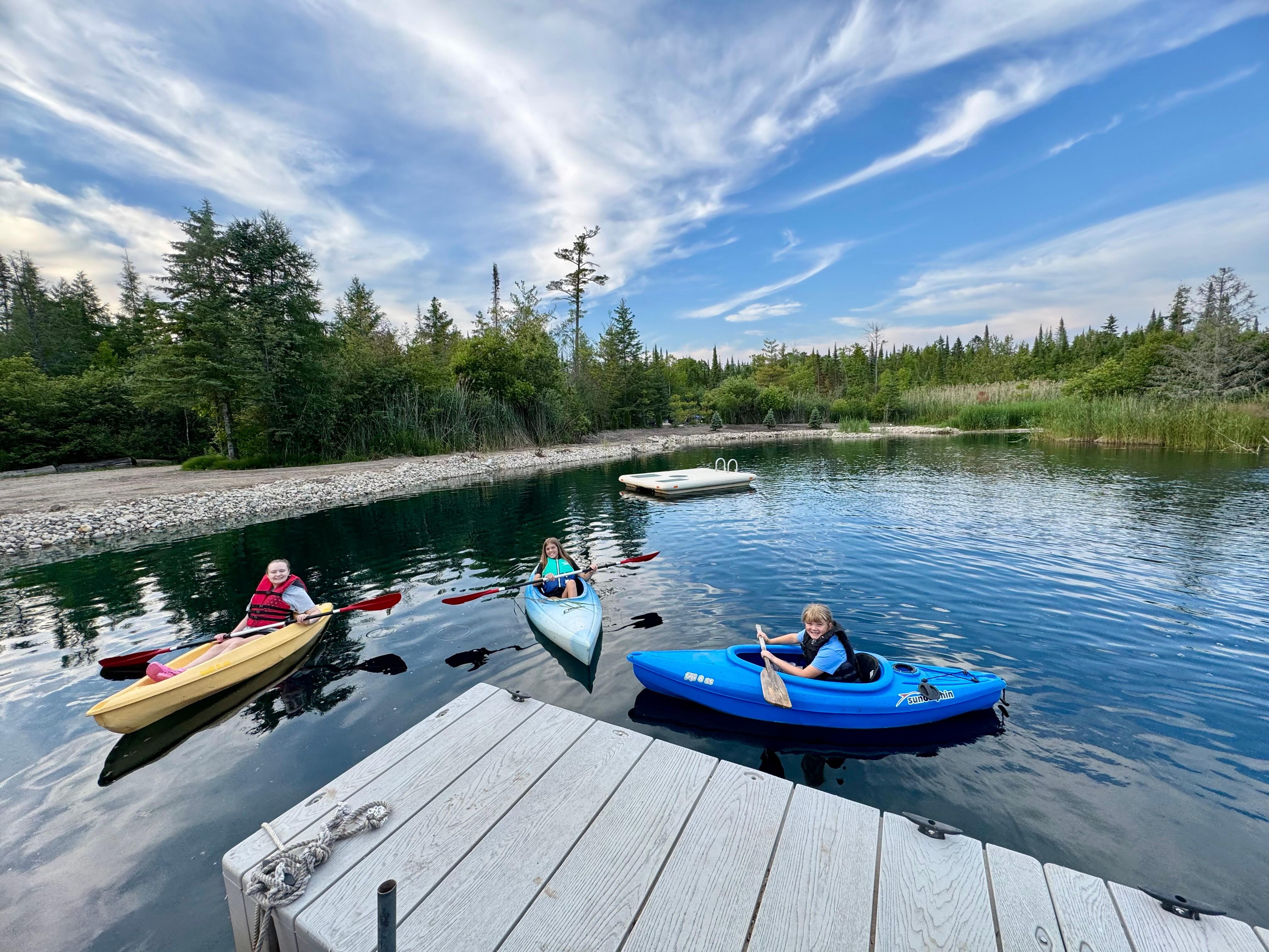 Great Lake for the kids, with lots of activities!