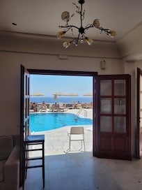 View from the pool bar
