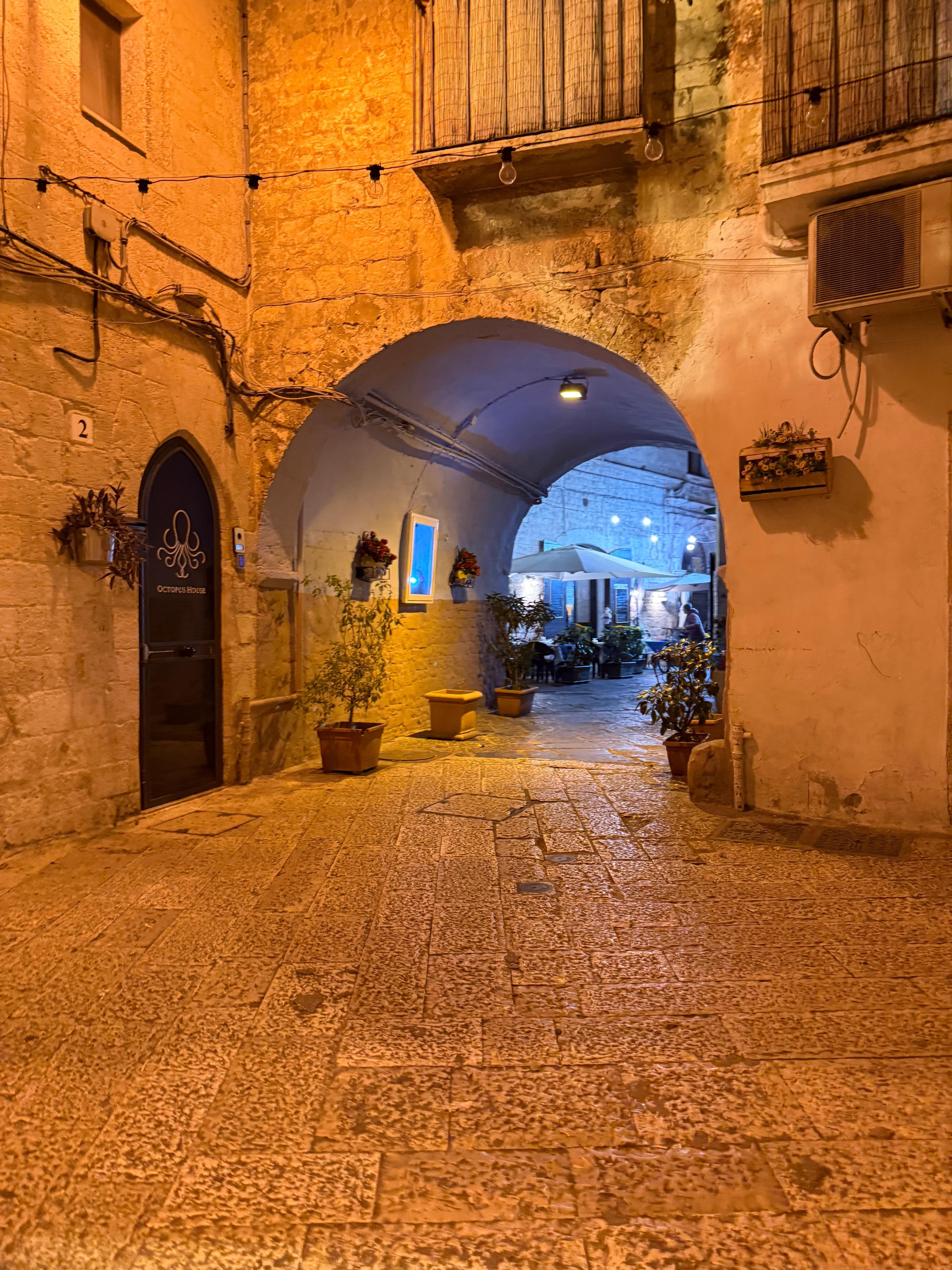 View directly outside the door