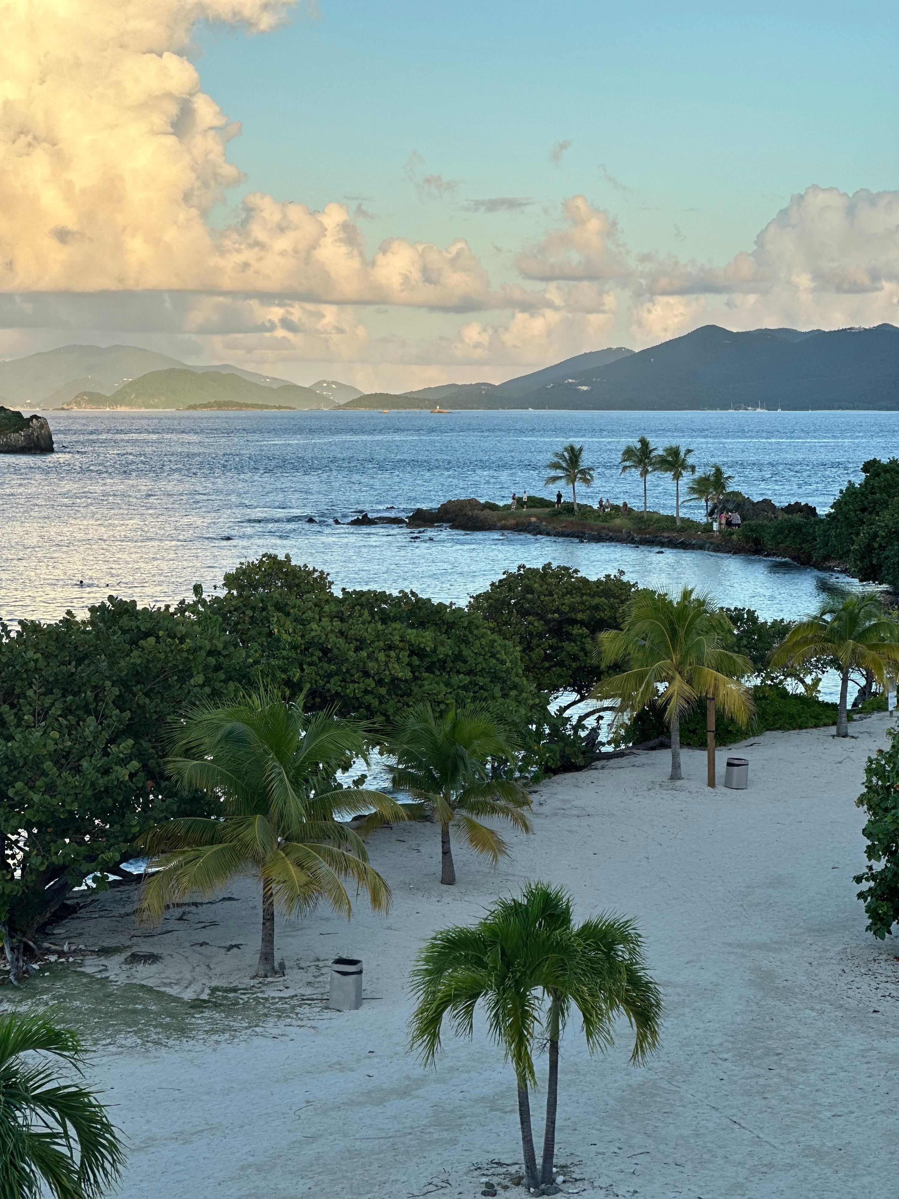 Photo from  the second floor balcony 