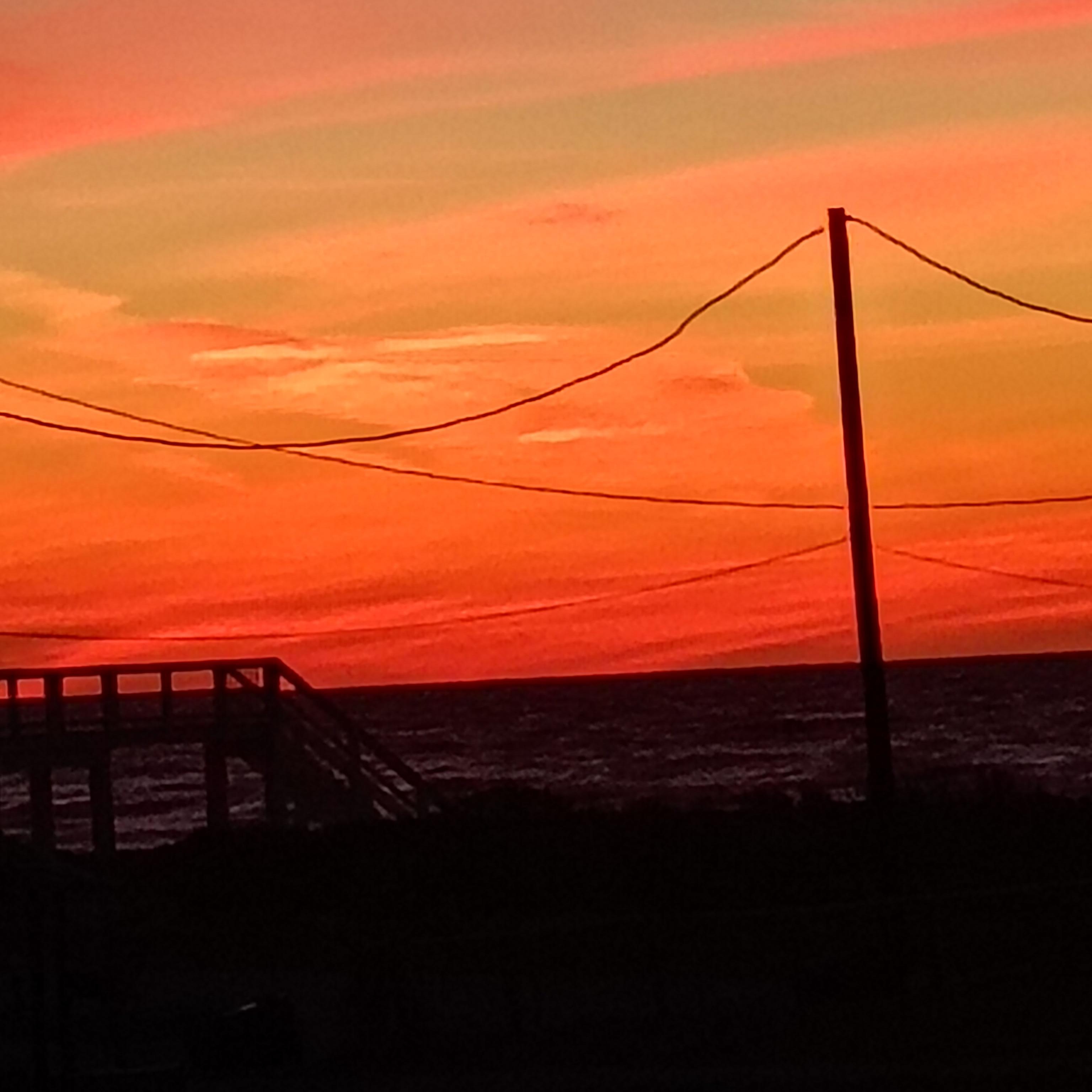 Surfside beach sunset