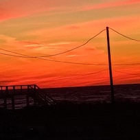 Surfside beach sunset