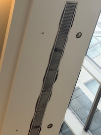 Black mould around the vents, so unhealthy.