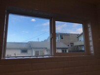 view from Master Bath shower Hi neighbors