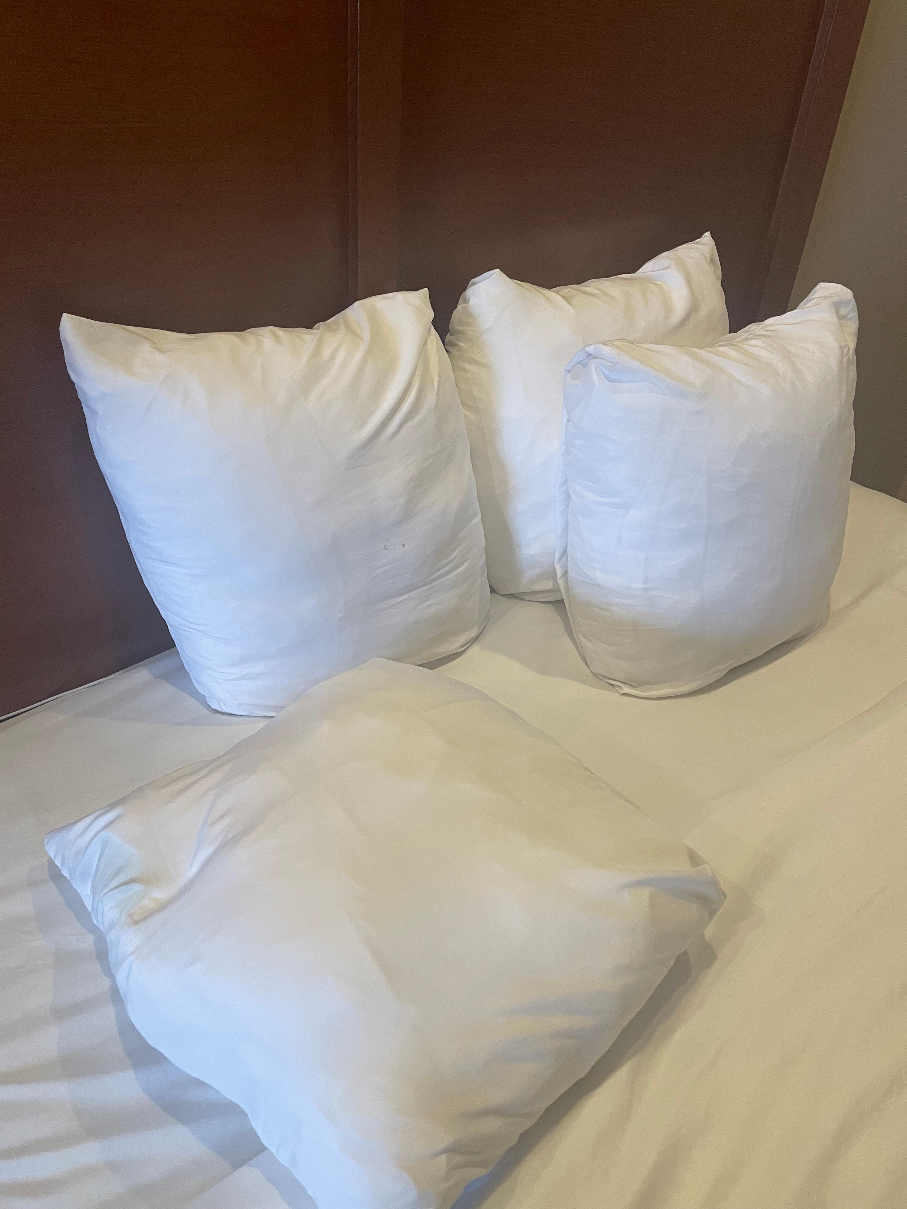 This was how they’re set up in the bed. 