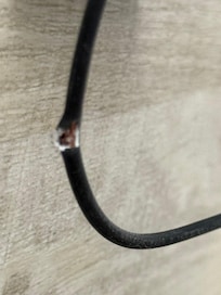 Damaged electrical wire