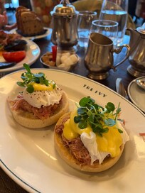 Ivy Restaurant a must for breakfast.