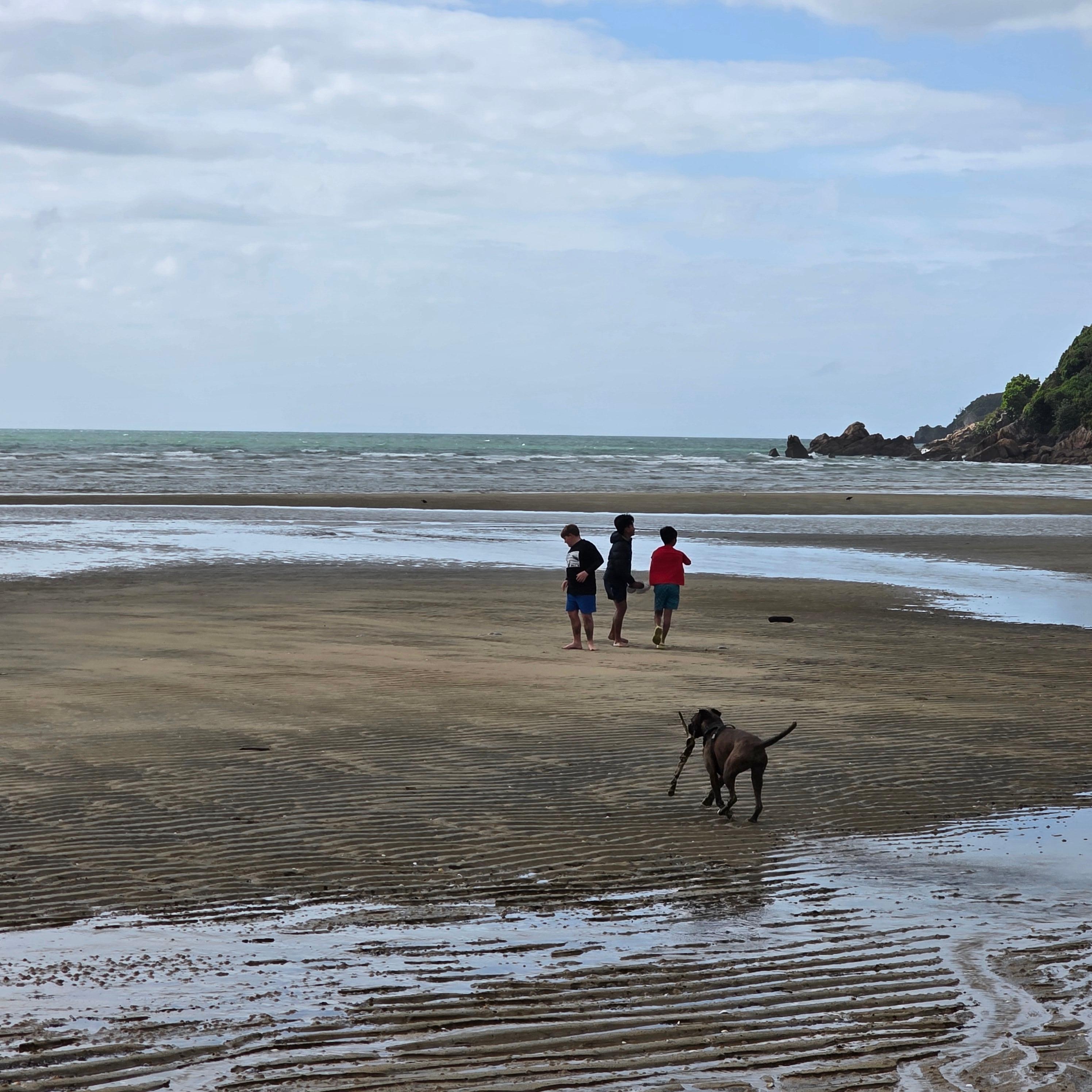 Ligar Bay with in coming tide 