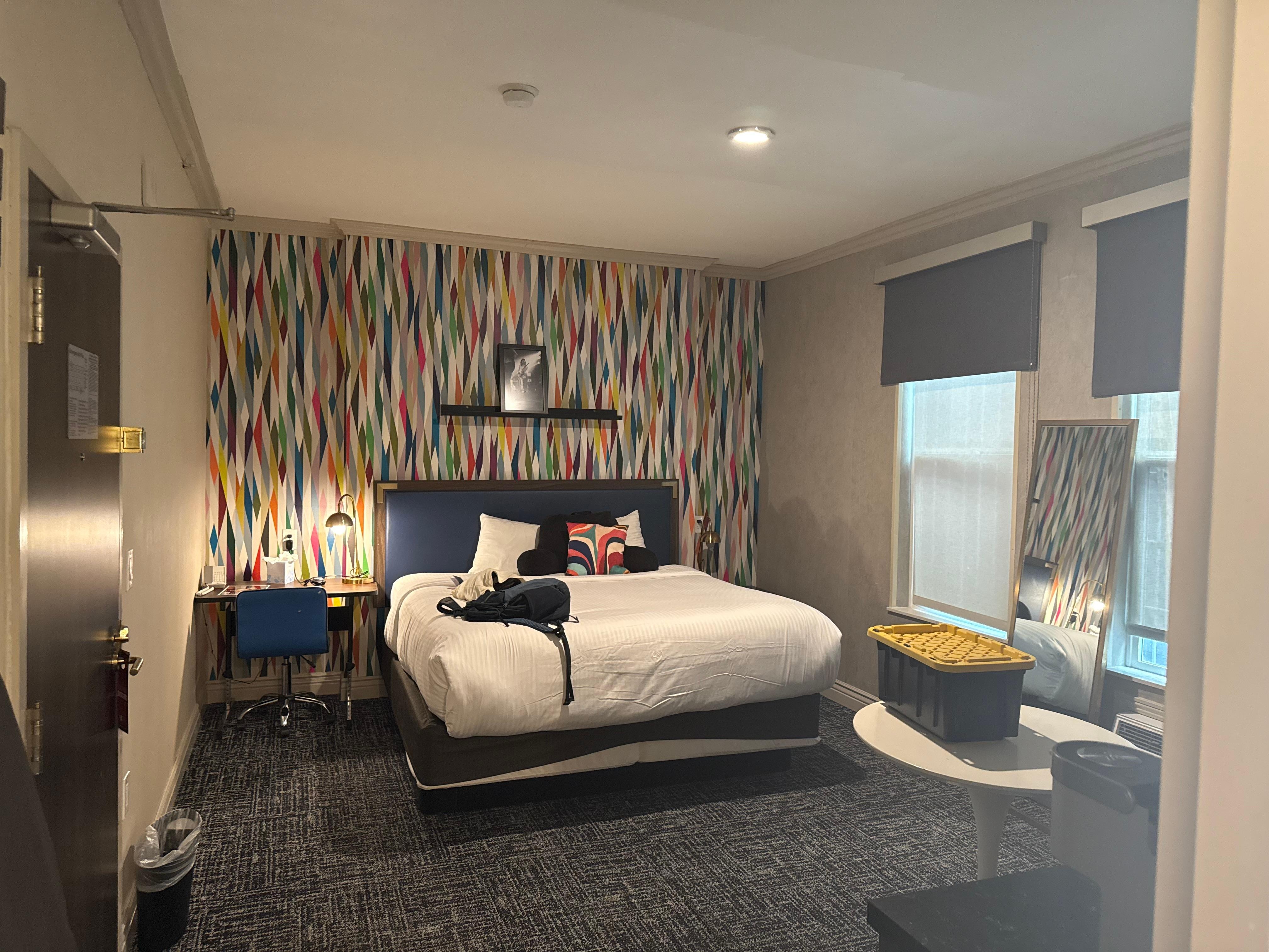 King bed and pretty spacious room 