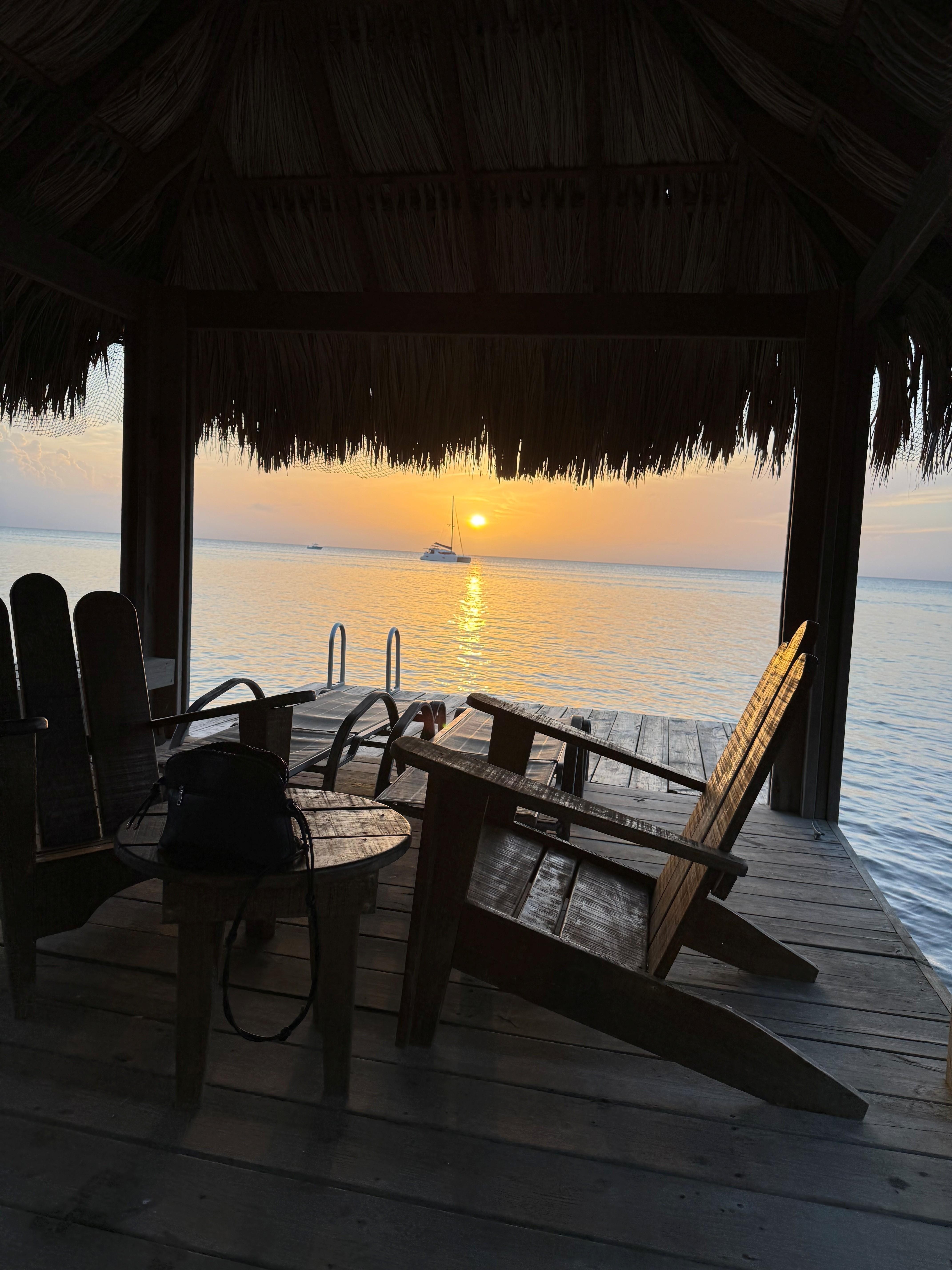 Sunset from the dock